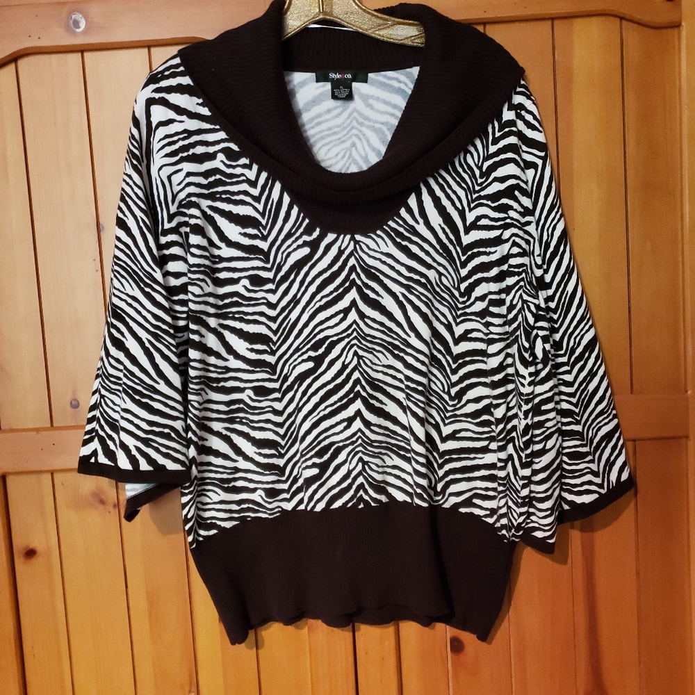 Style and Company Cowl neck pullover sweater